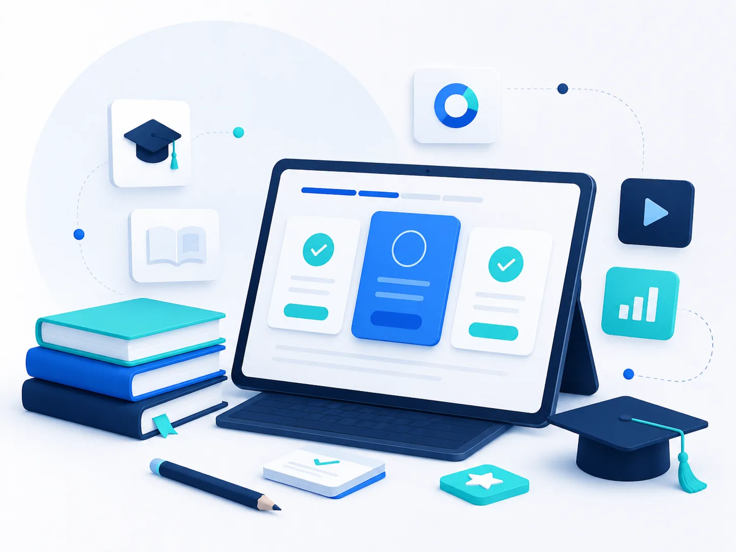 Interface de planification représentant le suivi et l'évolution d'une application